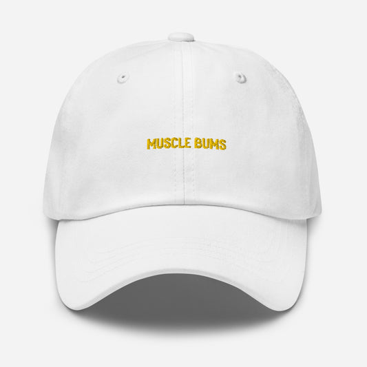 Muscle Bums Dad Hat - Yellow