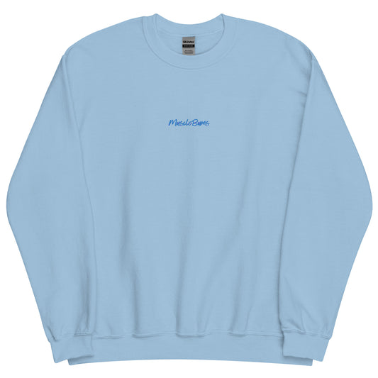 Embroidery Pullover - Blue