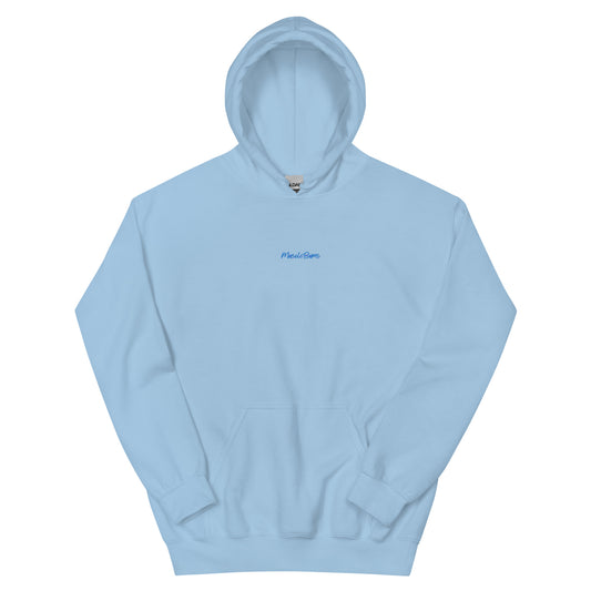 Embroidery Hoodie - Blue