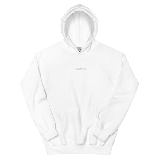 Embroidery Hoodie - White